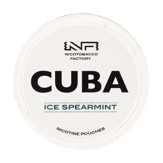 Ice Spearmint Cuba White Nicotine Pouches 16mg
