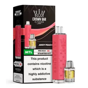 Juicy Peach Al Fakher 12K Pro Max Prefilled Pod Kit