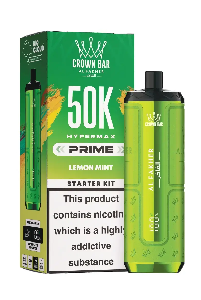 Lemon Mint Al Fakher Hypermax Prime 50K Prefilled Pod Kit
