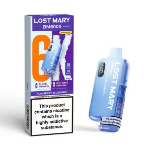 Lost Mary BM6000 Prefilled Pod Kit - Acai Berry Blueberry