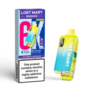 Lost Mary BM6000 Prefilled Pod Kit - Acai Berry Lemonade