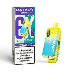 Lost Mary BM6000 Prefilled Pod Kit - Blue Razz Lemonade