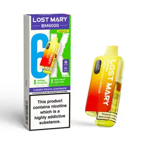 Lost Mary BM6000 Prefilled Pod Kit - Cherry Peach Lemonade