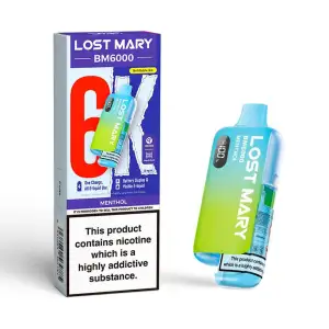 Lost Mary BM6000 Prefilled Pod Kit - Menthol