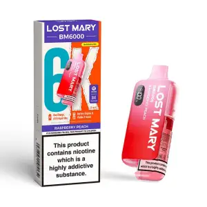 Lost Mary BM6000 Prefilled Pod Kit - Raspberry Peach