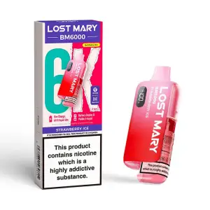 Lost Mary BM6000 Prefilled Pod Kit - Strawberry Ice