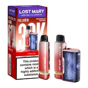Lost Mary NERA 30K Fullview Refillable Pod Kit - Cherry Ice
