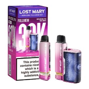 Lost Mary NERA 30K Fullview Refillable Pod Kit - Strawberry Ice