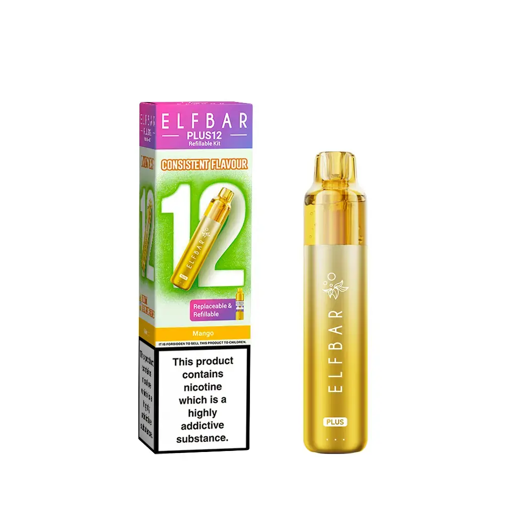 Elf Bar Plus 12 Prefilled Pod Kit - Mango