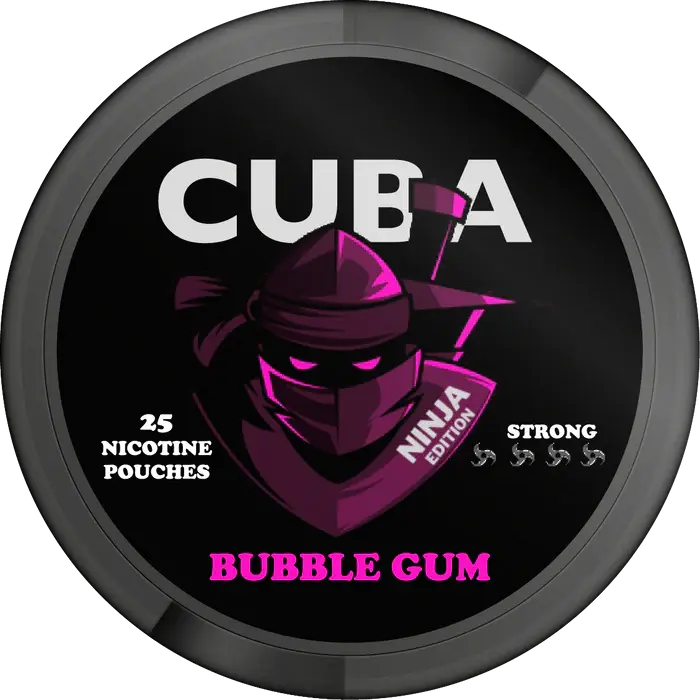 Bubblegum Nicotine Pouches by Cuba Ninja 30mg