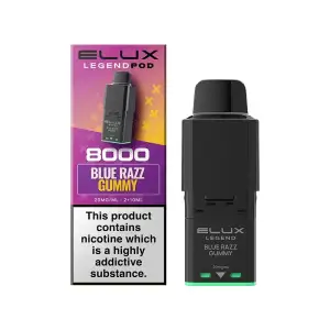 Elux Legend 8000 Prefilled Pod - Blue Razz Gummy