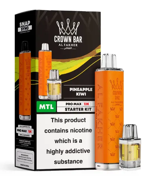 Pineapple Kiwi Al Fakher 12K Pro Max Prefilled Pod Kit