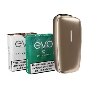 Ploom X Advanced Heated Tobacco Bundle Starter Kit - Champagne Gold