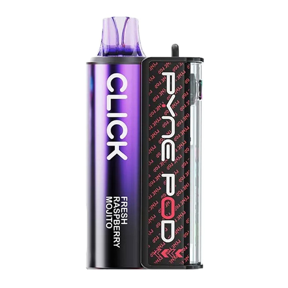 Pyne Pod CLICK 10K Prefilled Vape - Fresh Raspberry Mojito