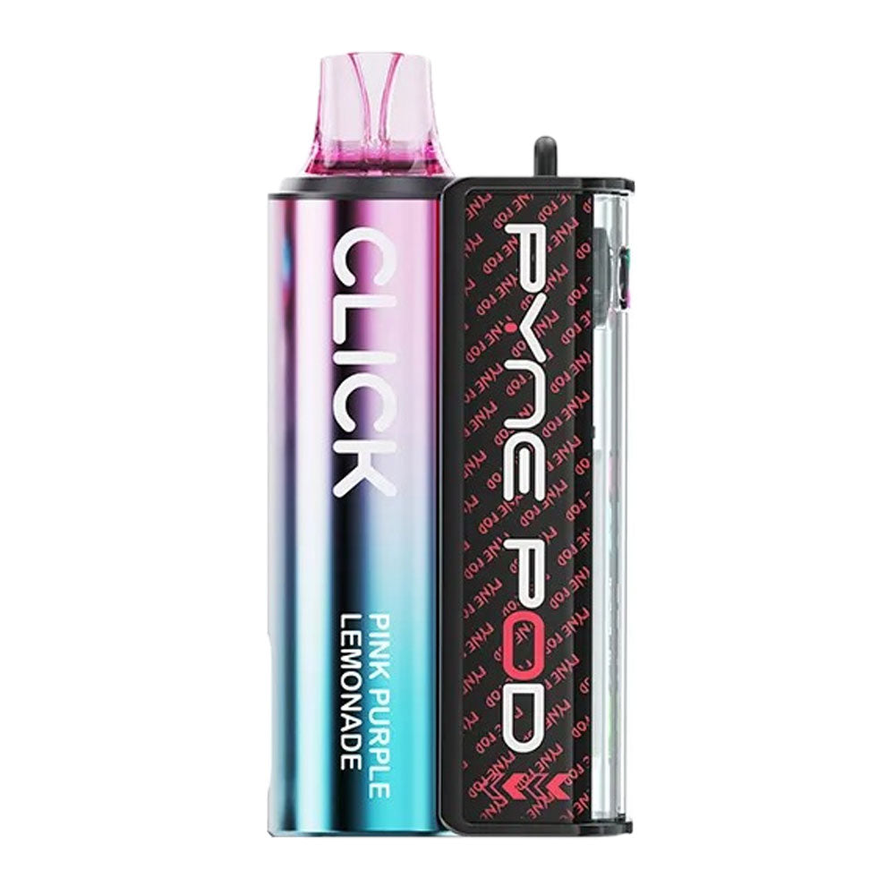 Pyne Pod CLICK 10K Prefilled Vape - Pink Purple Lemonade