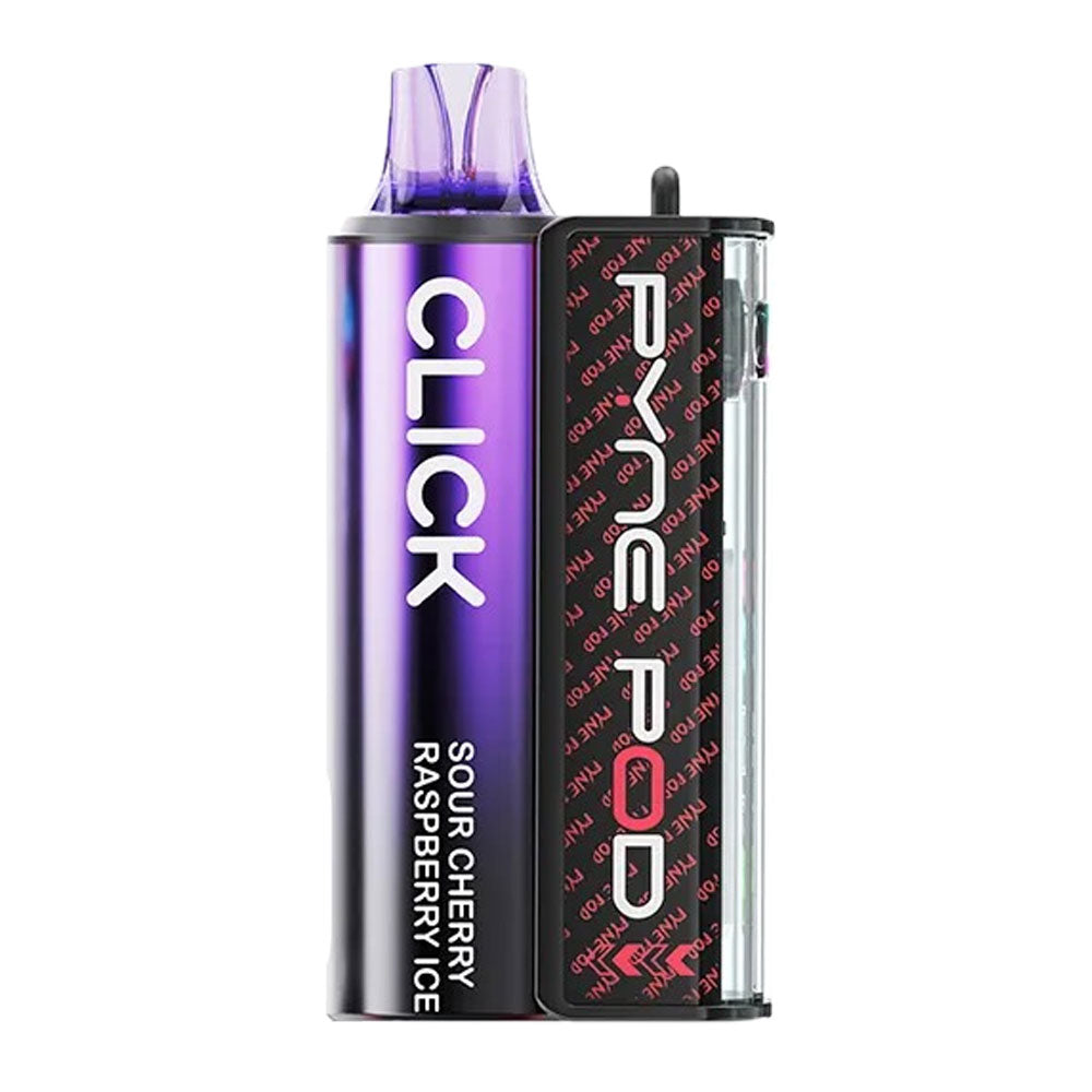 Pyne Pod CLICK 10K Prefilled Vape - Sour Cherry Raspberry Ice