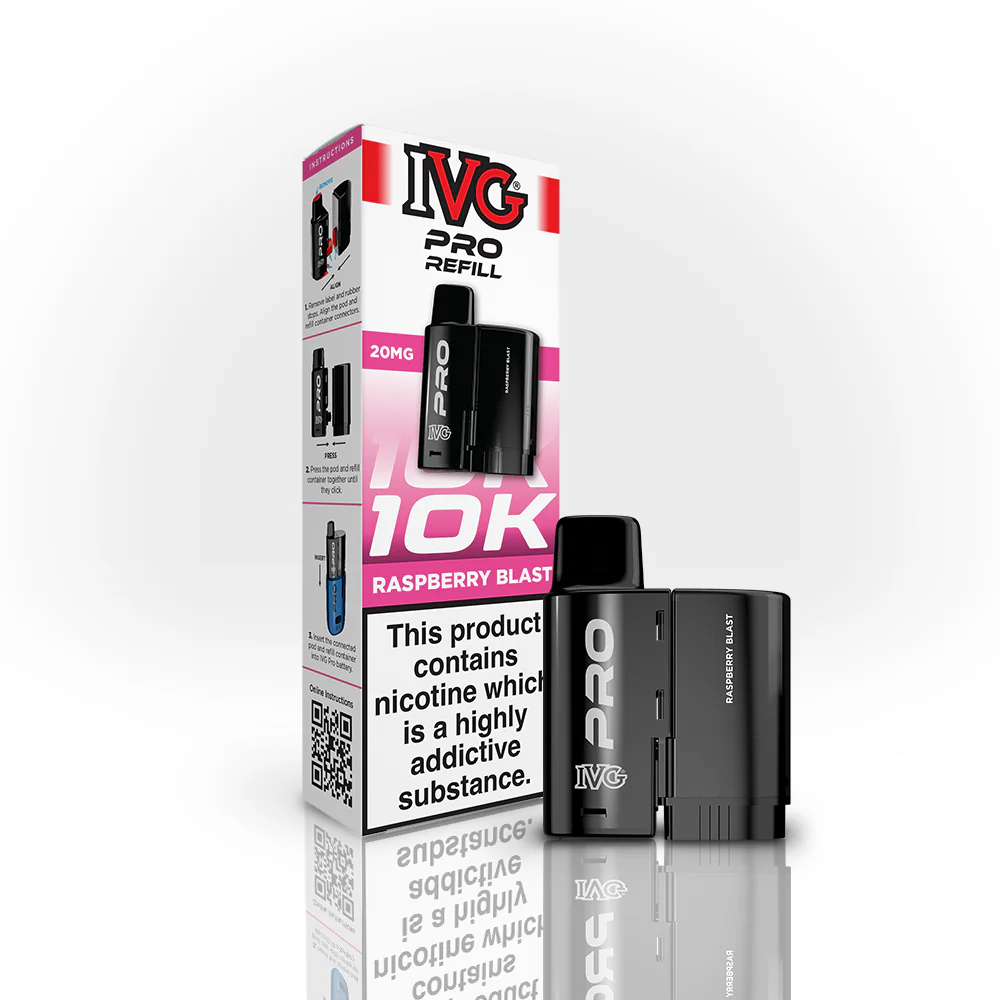 IVG Pro 12 Prefilled Pod - 20mg | Raspberry Blast