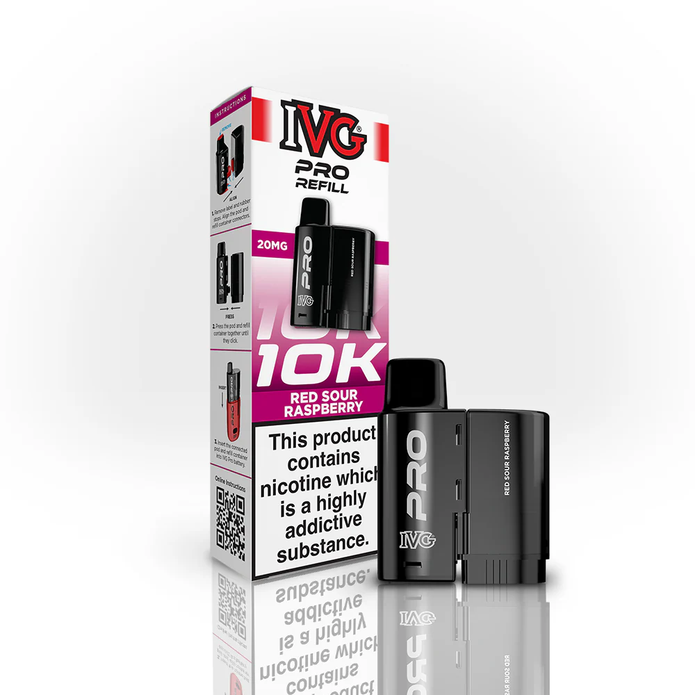 IVG Pro 12 Prefilled Pod - 20mg | Red Sour Raspberry
