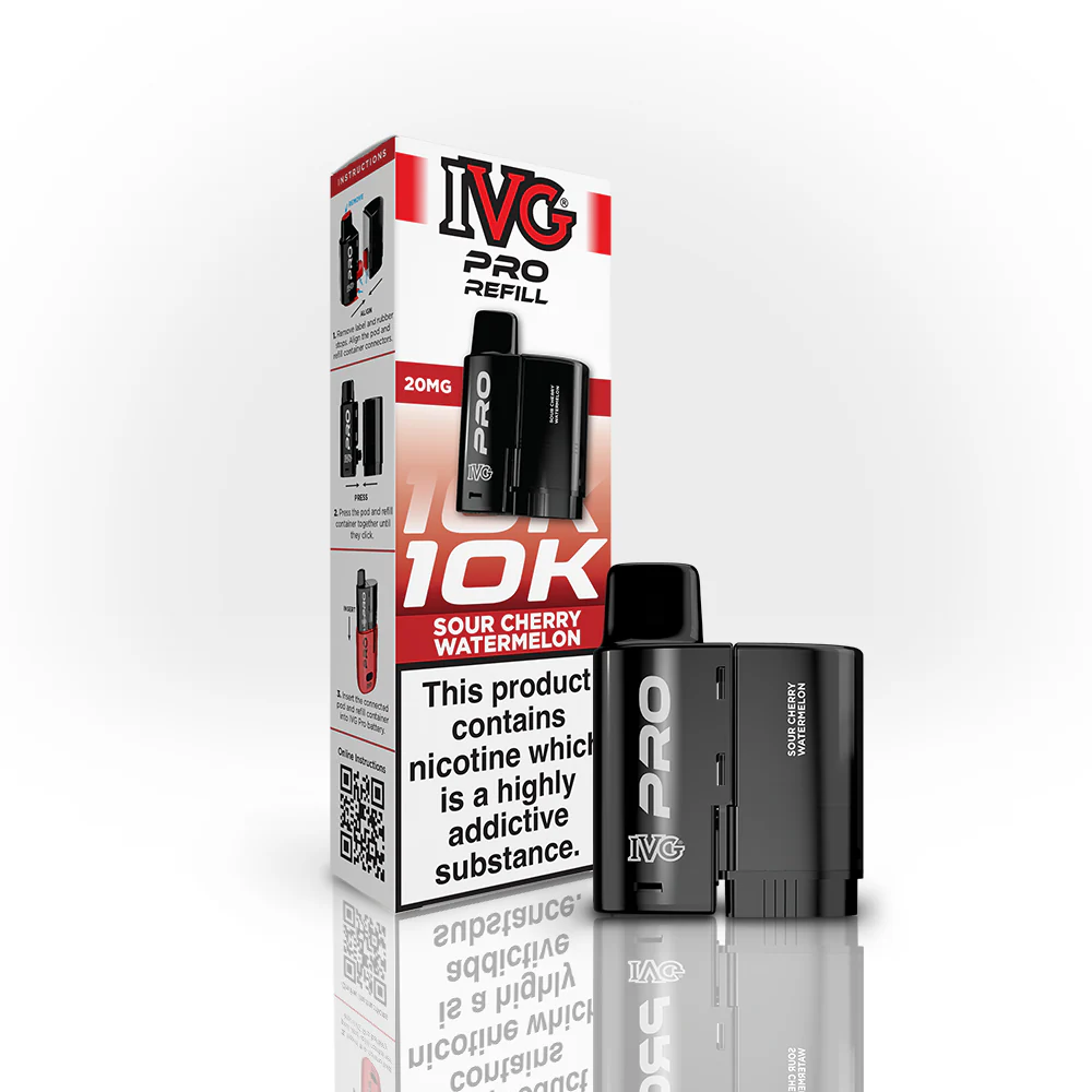 IVG Pro 12 Prefilled Pod - 20mg | Sour Cherry Watermelon