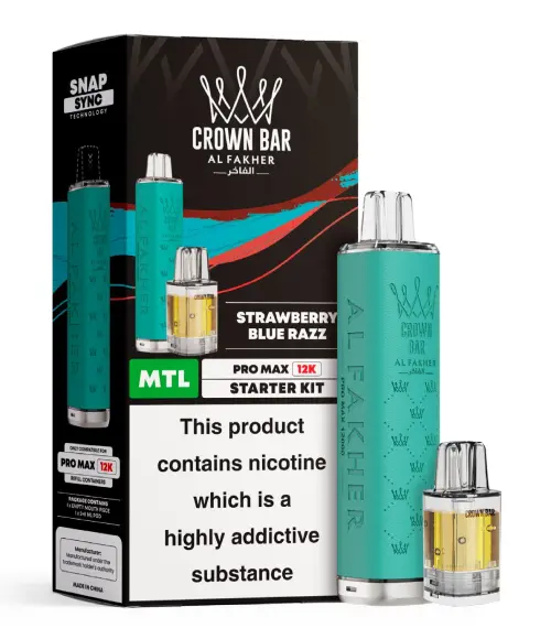 Strawberry Blue Razz Al Fakher 12K Pro Max Prefilled Pod Kit
