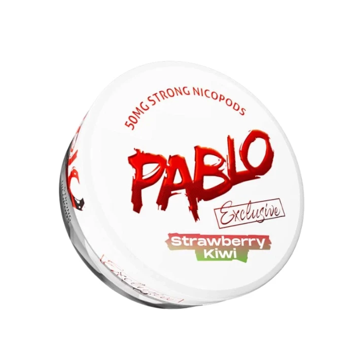 Strawberry Kiwi Pablo Nicotine Pouches Extra Strong 50mg