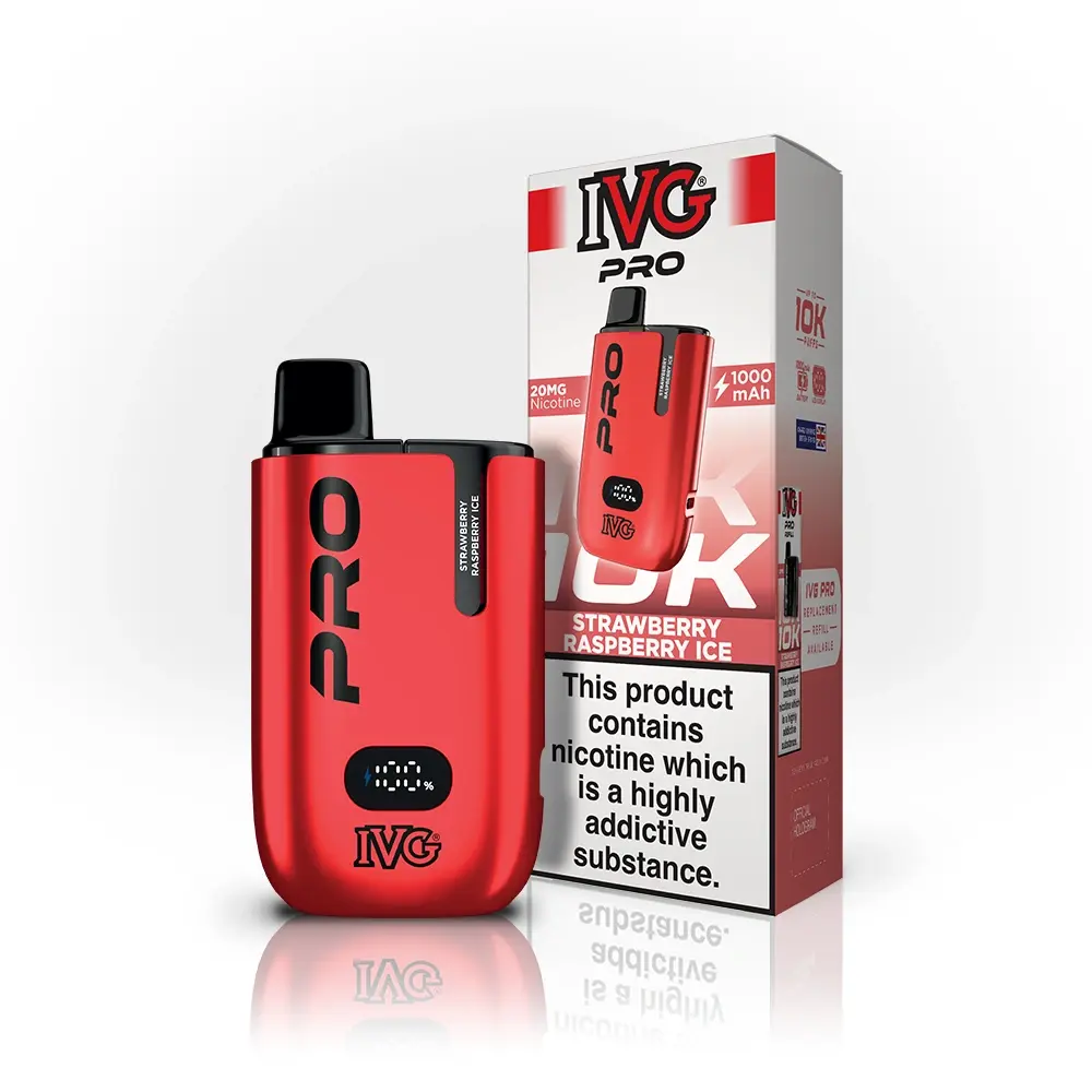 Strawberry Raspberry Ice IVG Pro 12 Prefilled Pod Kit