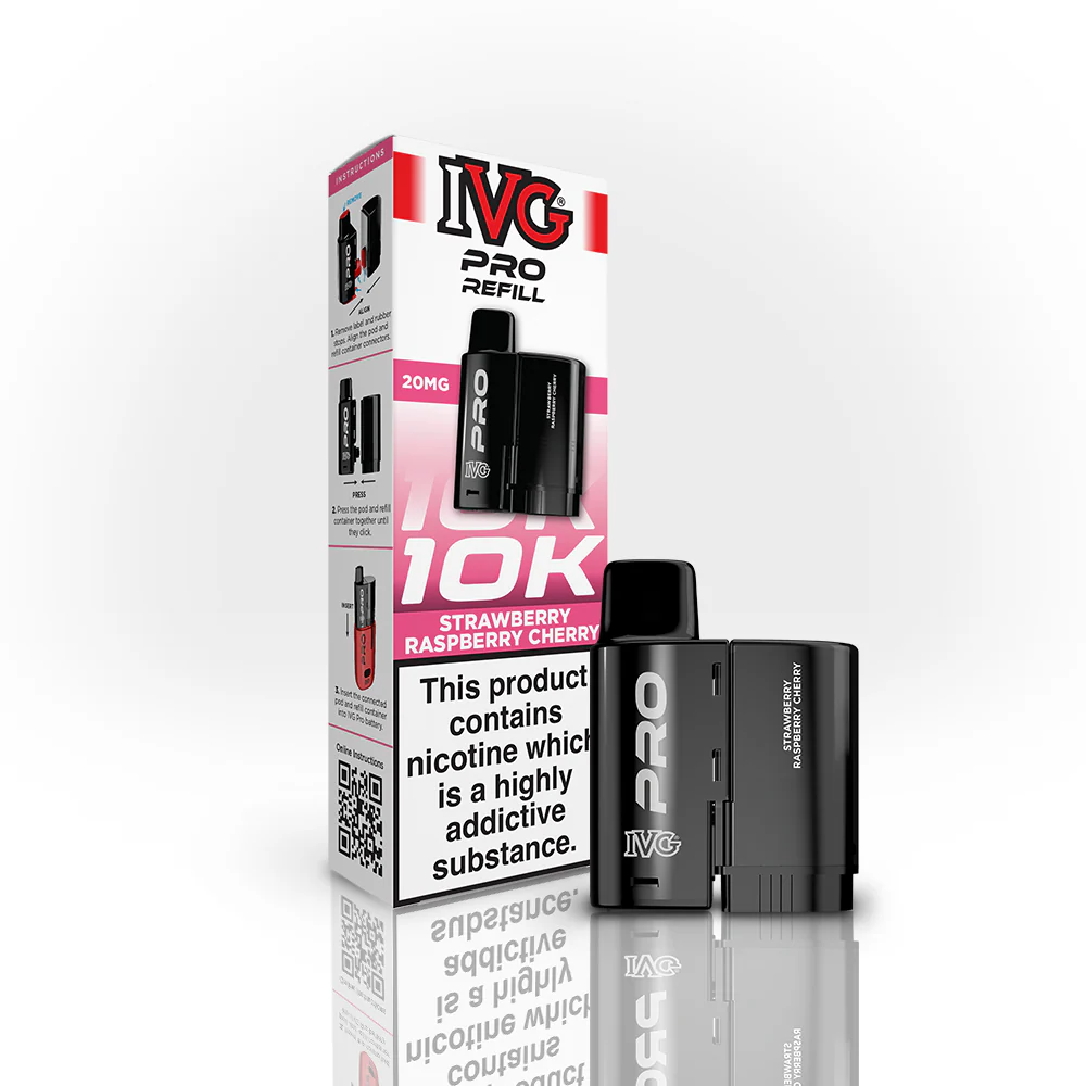 IVG Pro 12 Prefilled Pod - 20mg | Strawberry Raspberry Cherry