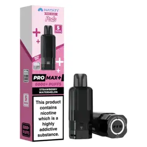 Strawberry Watermelon Hayati Pro Max Plus 6K Prefilled Pods - 5mg