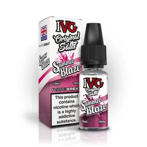Summer Blaze Nic Salt E-Liquid by IVG Original Salts 10ml
