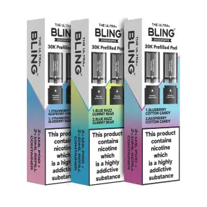 The Bling Ultra Plus 30K Prefilled Pods - Berry Blaze / Cherry Berry
