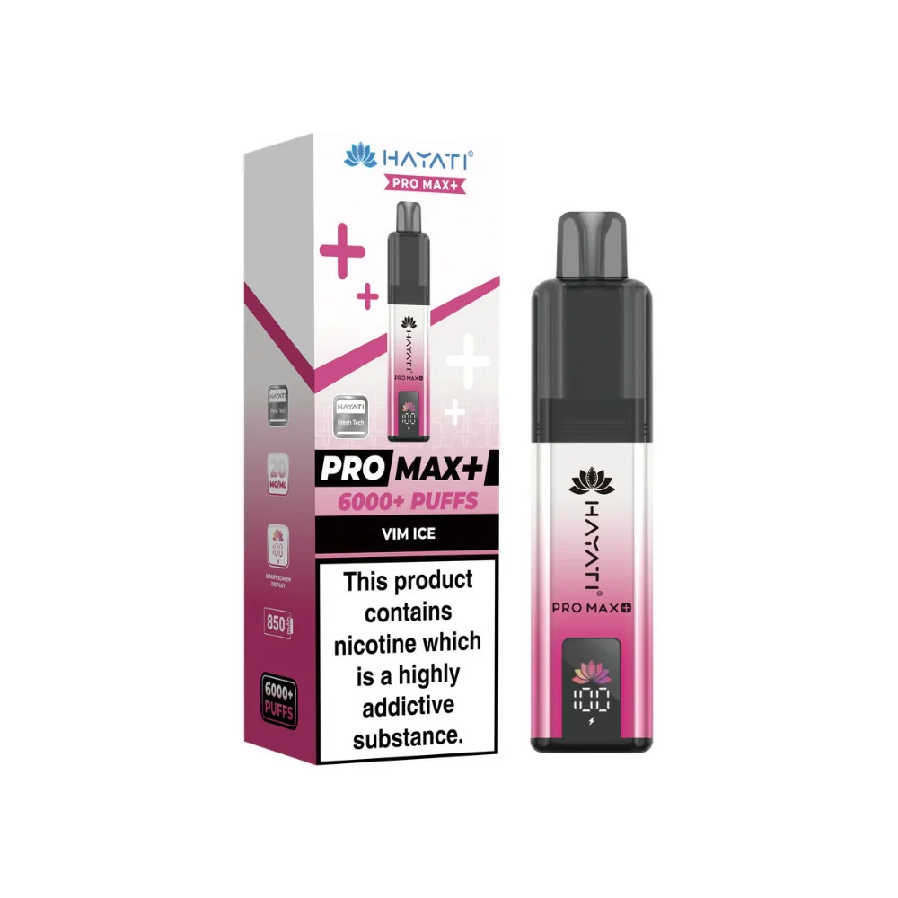 Hayati Pro Max Plus 6000 Prefilled Pod Kit - 20mg | Vim Ice