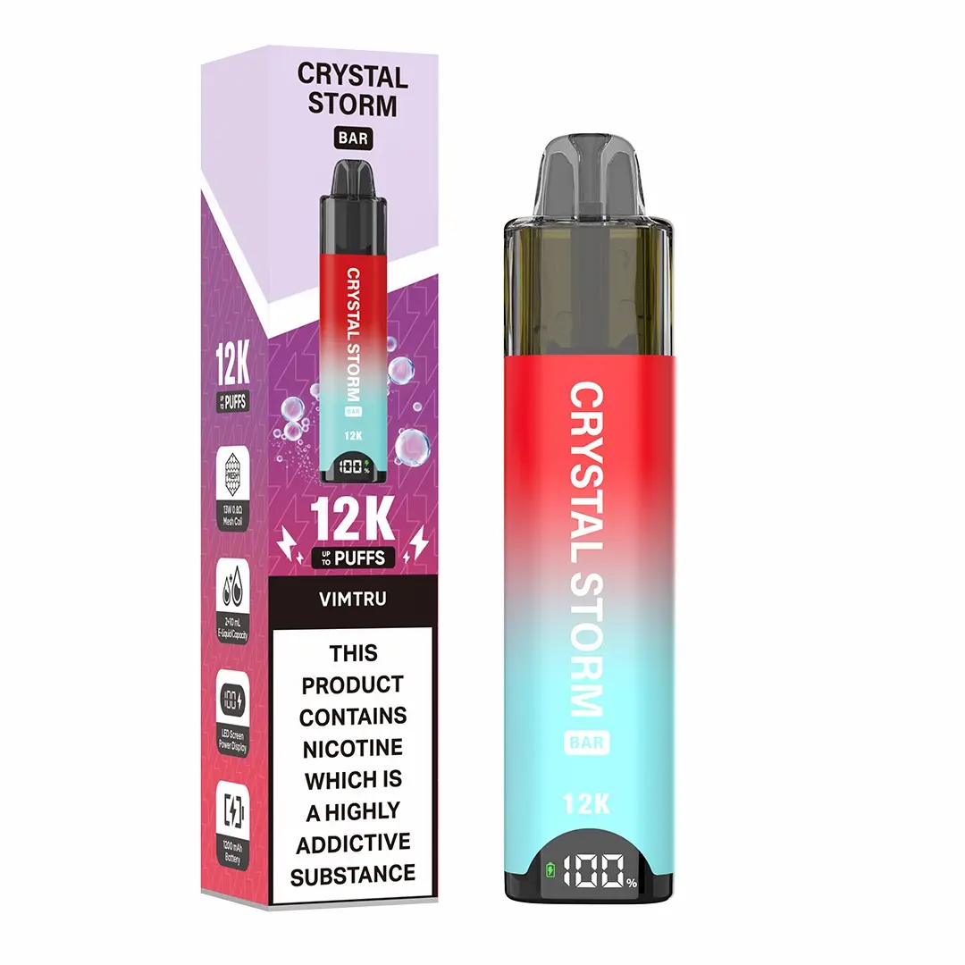 Crystal Storm Bar 12K Prefilled Pod Kit - Vimtru