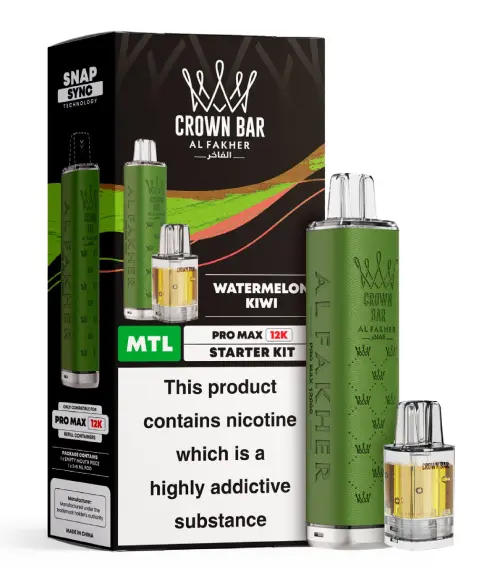 Watermelon Kiwi Al Fakher 12K Pro Max Prefilled Pod Kit