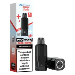 Watermelon Ice Hayati Pro Max Plus 6K Prefilled Pods - 5mg