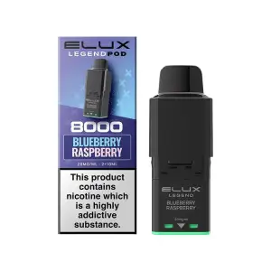 Elux Legend 8000 Prefilled Pod - Blueberry Raspberry