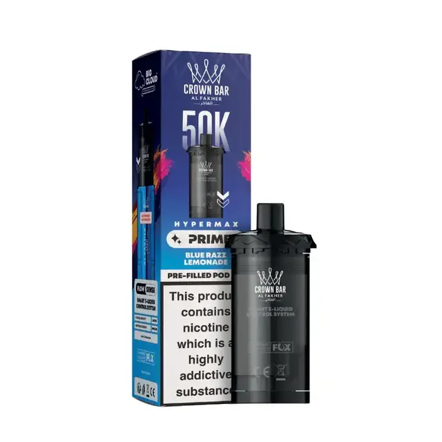Blue Razz Lemonade Al Fakher Hypermax Prime 50K Prefilled Pod