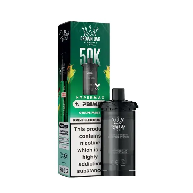 Grape Mint Al Fakher Hypermax Prime 50K Prefilled Pod