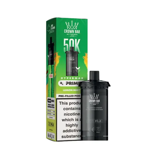 Lemon Mint Al Fakher Hypermax Prime 50K Prefilled Pod