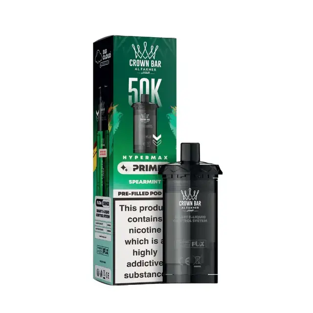 Spearmint Al Fakher Hypermax Prime 50K Prefilled Pod