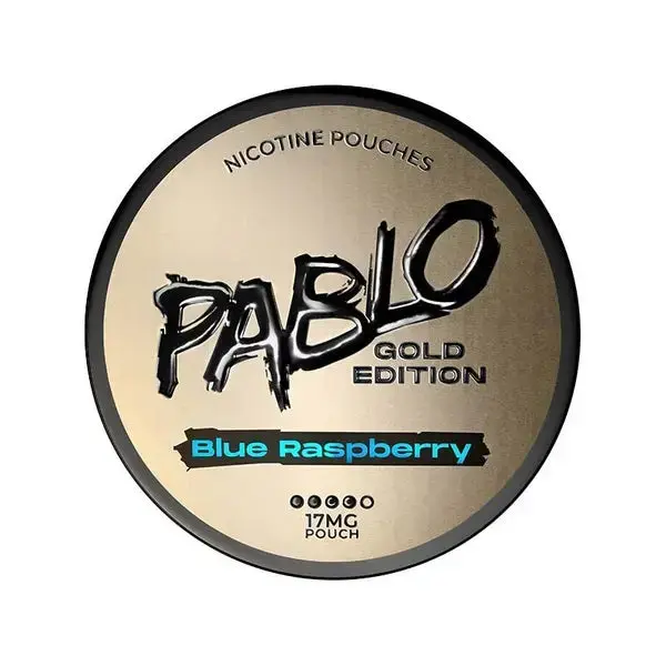 Blue Raspberry Pablo Gold Edition Nicotine Pouches 17mg