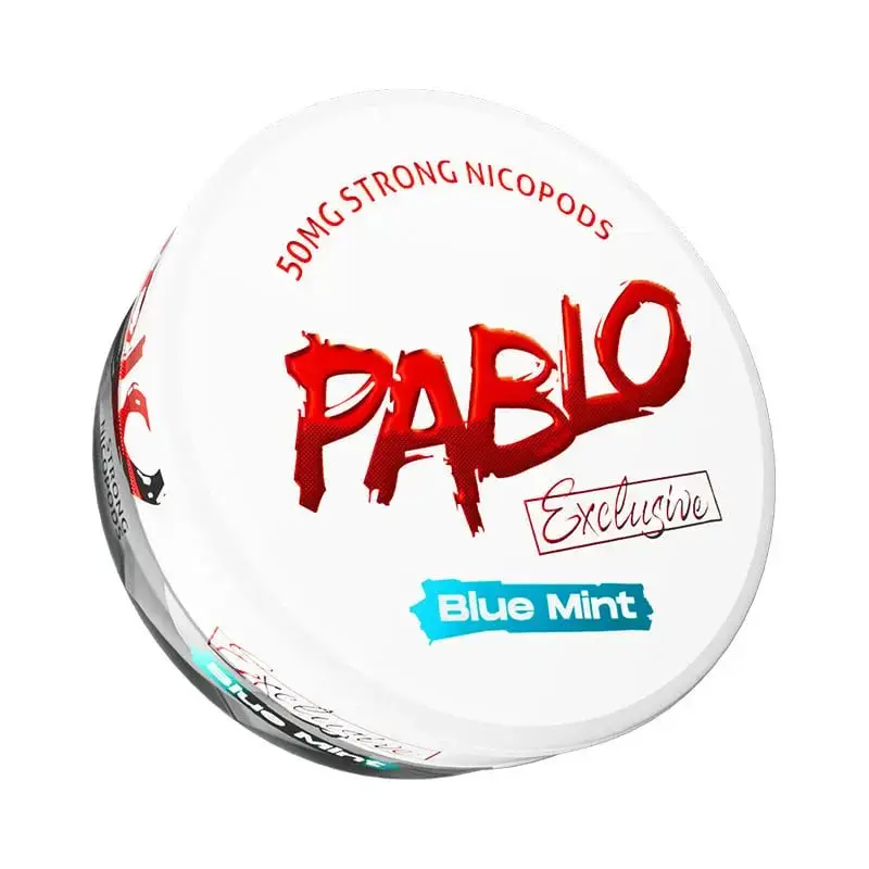 Blue Mint Pablo Nicotine Pouches Extra Strong 50mg