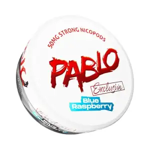 Blue Raspberry Pablo Nicotine Pouches Extra Strong 50mg