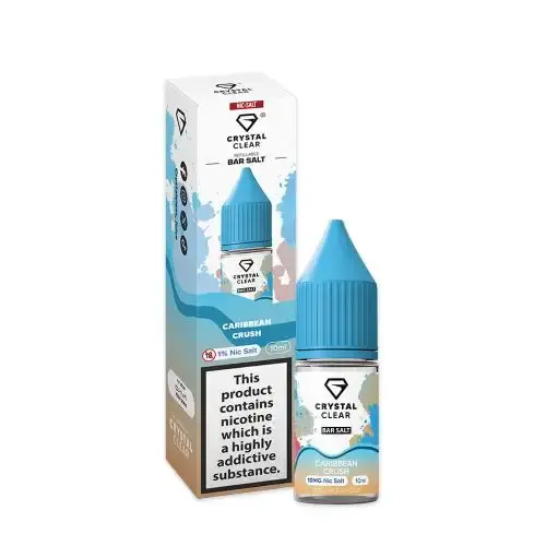 Caribbean Crush Nic Salt E-Liquid by Crystal Clear Bar Salts 10ml | 10mg