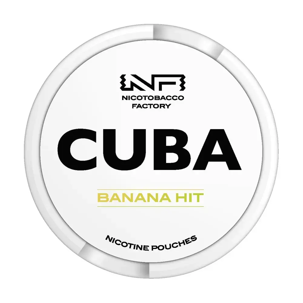 Banana Hit Cuba White Nicotine Pouches 16mg