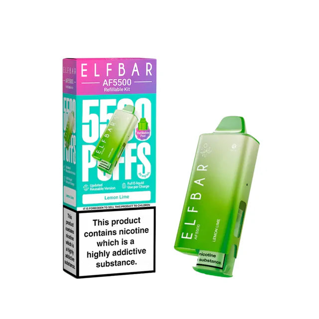 Elf Bar AF5500 Prefilled Pod Kit - Lemon Lime