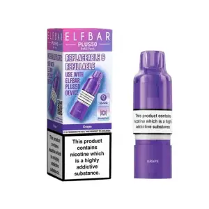 Elf Bar Plus 50 Prefilled Pods - Blueberry Sour Raspberry