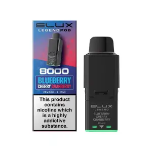 Elux Legend 8000 Prefilled Pod - Blueberry Cherry Cranberry