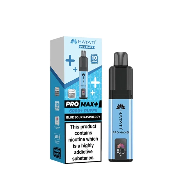Hayati Pro Max Plus 6000 Prefilled Pod Kit - 10mg | Blue Sour Raspberry