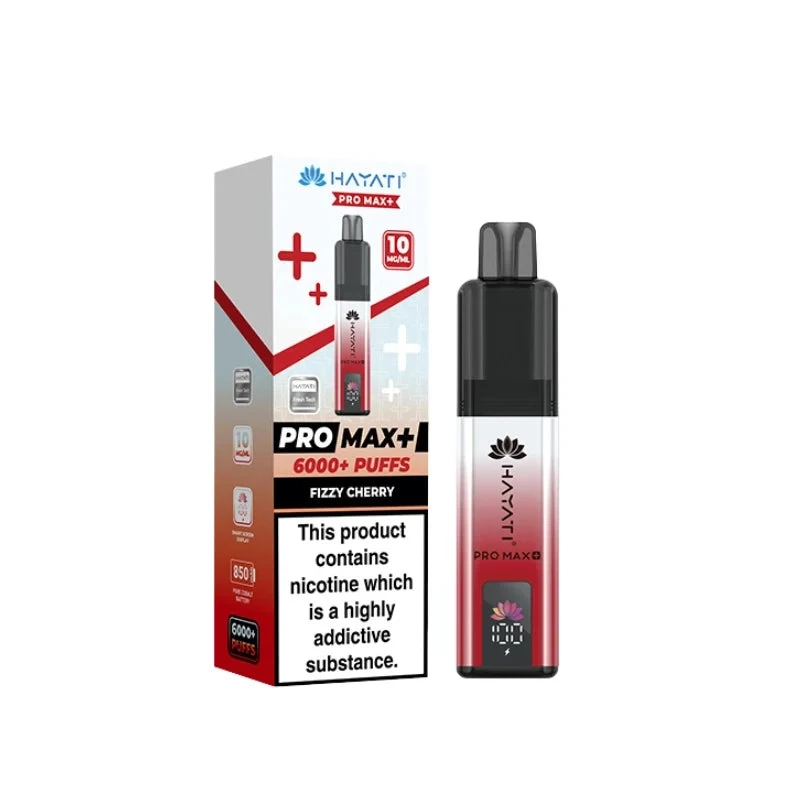 Hayati Pro Max Plus 6000 Prefilled Pod Kit - 10mg | Fizzy Cherry