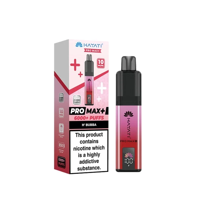 Hayati Pro Max Plus 6000 Prefilled Pod Kit - 10mg | H Bubba